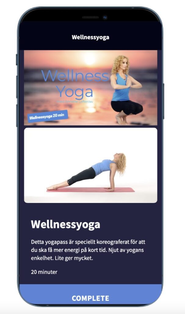 Bilden visar Wellness by Lefterow APP