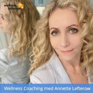 Bilden visar en tjänst som heter wellness coaching med Annette Lefterow