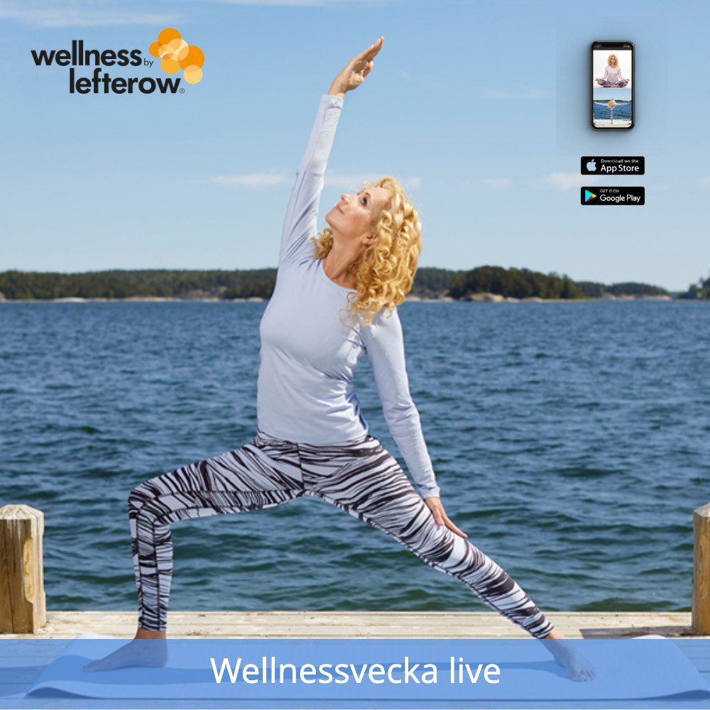 Bilden visar en kurs i Wellness by Lefterow app