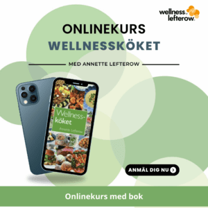 Bilden visar onlinekursen Wellnessköket med Annette Lefterow